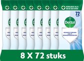 Dettol Doekjes Hygiënische 72st - 8 Stuks - Voordeelverpakking