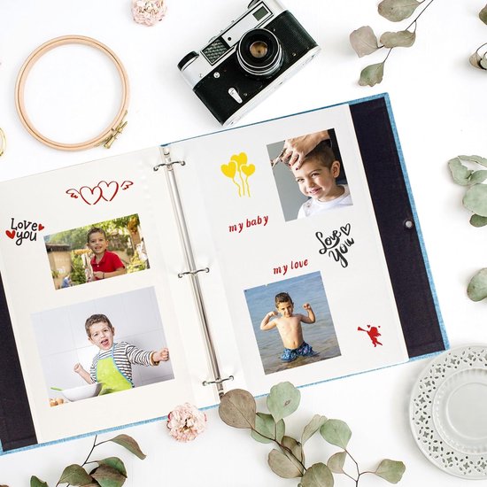 Fotoalbum 4x6 200 foto's linnen omslag foto boek voor familie bruiloft