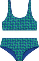 Shiwi Bikini set RUBY REVERSIBLE SCOOP SET - HIPSTER - tropic green mix - 110/116