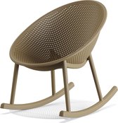 Rocking Chair Sable - Pour l'extérieur - Hauteur d'assise 38cm - 83x66x80cm