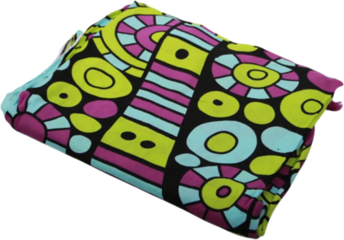 Sarong - 179 - zwart van Om Namaste - Pareo Saunadoek Wikkeljurk