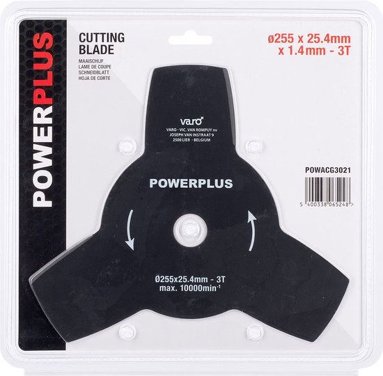 Foto: Powerplus powacg3021 maaischijf voor bosmaaier