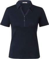 CECIL Polo Dames Poloshirt - universal blue - Maat M