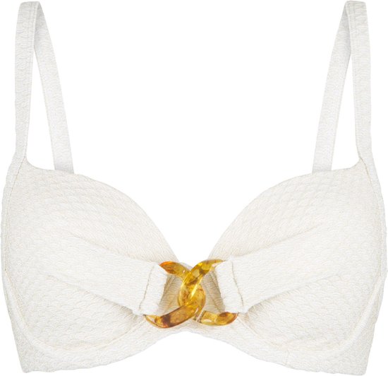 LingaDore - Gold Mermaid Bikini Top - maat 40F - Wit/Goud