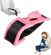 Comfortabele Zwangerschapsgordel voor in Auto - Autostoel veiligheid - Autogordel voor Zwangere Vrouwen - Buik ongeboren baby protector - Voor Alle Auto’s - Gordelgeleider - Roze