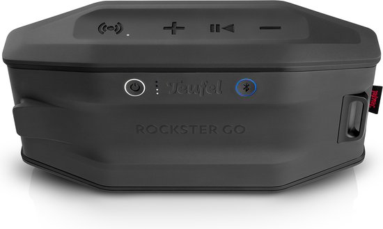 Teufel ROCKSTER GO 2 - Portable bluetooth stereospeaker - Waterdicht IPX67 - night black van Merkloos — afbeelding 5