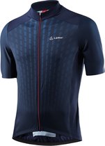 Loeffler fietsshirt korte mouwen M Bike Jersey FZ Skybeam Dark Blue HotBond® - Blauw - 56