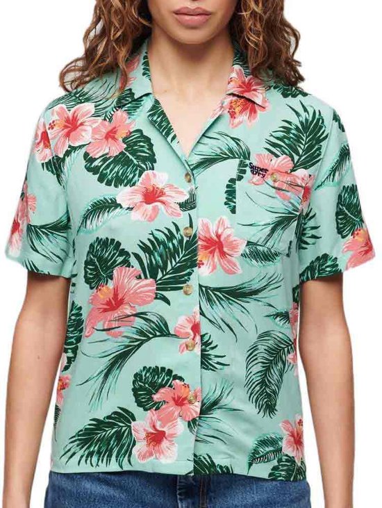 Superdry Beach Resor Shirt Met Korte Mouwen Veelkleurig M Vrouw