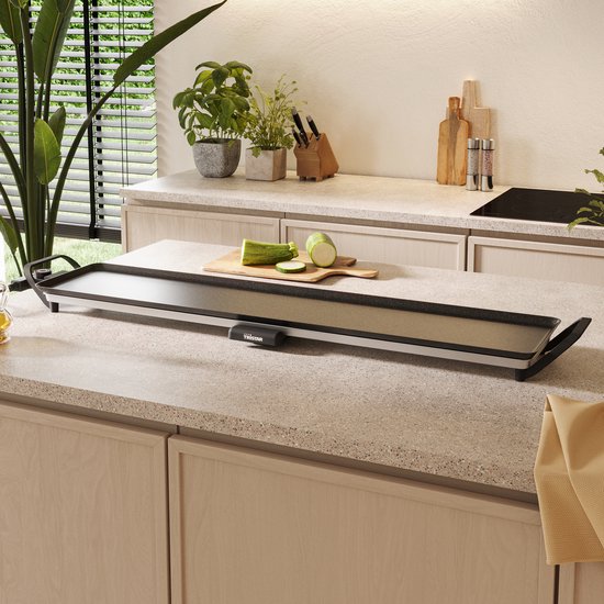 Tristar Bakplaat - BP-2670 - 1800W - Gourmet, Grillplaat XXL 100x23cm - 10-12 personen