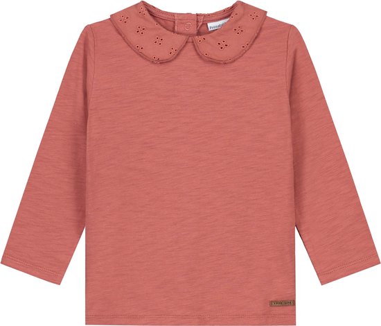 Prénatal baby shirt - Meisjes - Dark Sienna - Maat 56