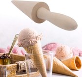Forme de cône, sac de crème glacée en forme de cône, outils de cuisine de DIY , accessoires de décoration de pâtisserie, rouleau de cône de gaufre, outils de DIY utiles et pratiques