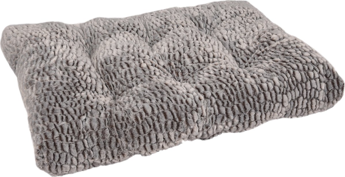 Hondenkussen Snoozzy grijs wit 100x65cm