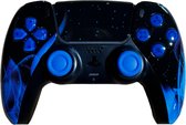 Clever PS5 Custom Blue Flames Controller