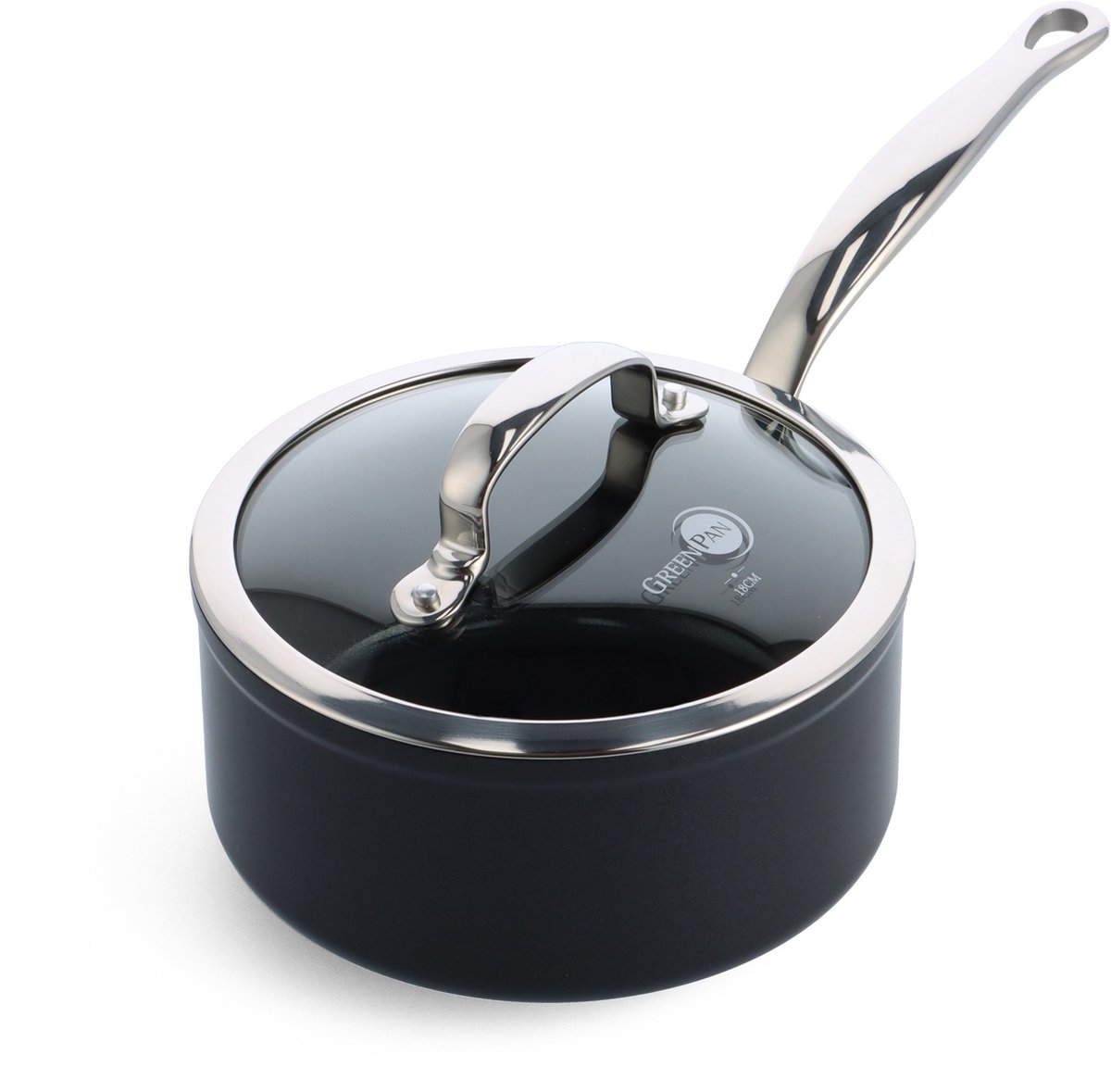 GreenPan - Barcelona Pro Steelpan met keramische antiaanbaklaag 18 cm