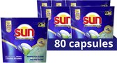 Bol.com Sun - Vaatwascapsules - Brilliant Shine Plus - All-in 1 - met Bio-enzymentechnologie - 80 Vaatwastabletten - Voordeelver... aanbieding