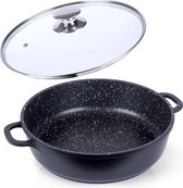 EliteHoff Kookpan met antiaanbaklaag met deksel - 2-delige set EliteHoff Kookpan met antiaanbaklaag met deksel - 2-delige set