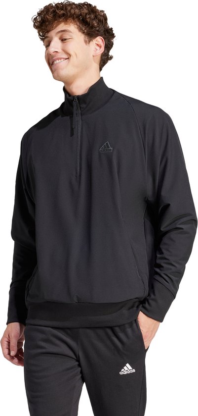 adidas Sportswear Z.N.E. Woven Sweatshirt - Heren - Zwart- L