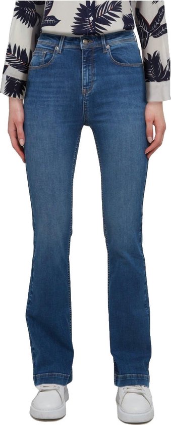 WB Jeans Dames flare Jeans Mid Blue - 29/32