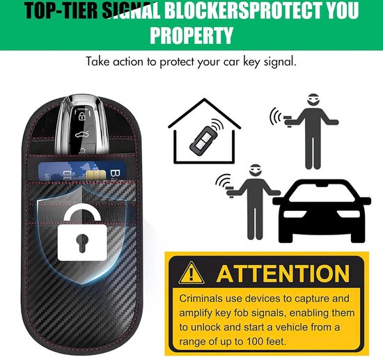 Faraday Box - Housse de protection RFID Voiture - Faraday Box Clé de voiture - Housse Faraday - Sac Faraday