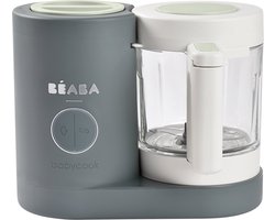 Béaba Babycook® Neo - 4-in-1 Stoomkoker - Babyvoeding Bereider - Foodprocessor - 1250 ml - Grijs