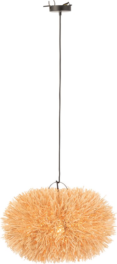 J-Line hanglamp Sharon Ovaal - rotan - naturel - small