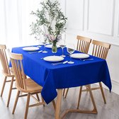 Luxe Tafelkleed - Tafellaken - Hoge Kwaliteit - Tafelzeil - Tafelkleed Polyester - Waterafstotend - Tafelkleden - Uitwasbaar - Blauw - 250x150cm
