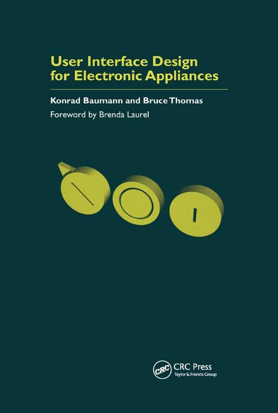 User Interface Design of Electronic Appliances - cover