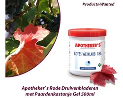 2-Potten Apotheker`s Rode Druivenbladeren met Paardenkastanje Gel 500ml