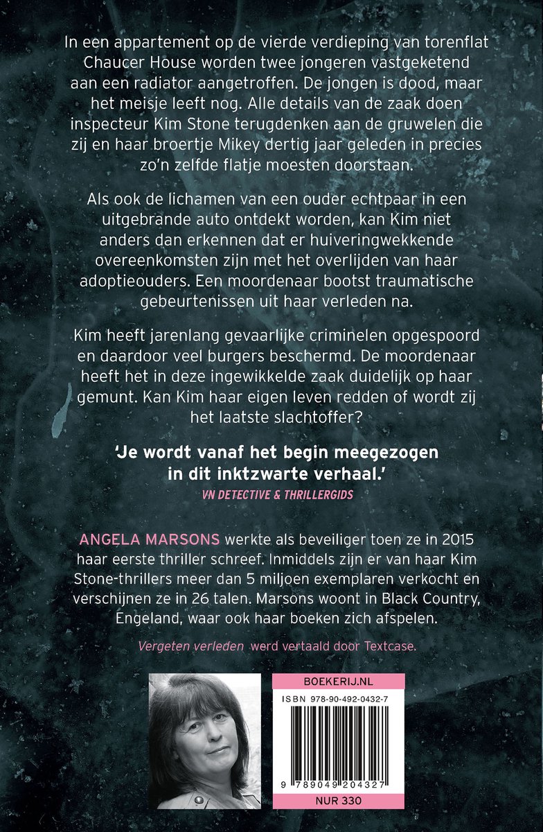 Kim Stone 10 - Vergeten verleden - back cover