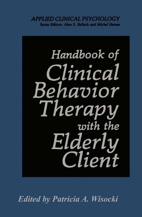 Handbook of Clinical Behavior Therapy with the Elderly Clien ... - cover
