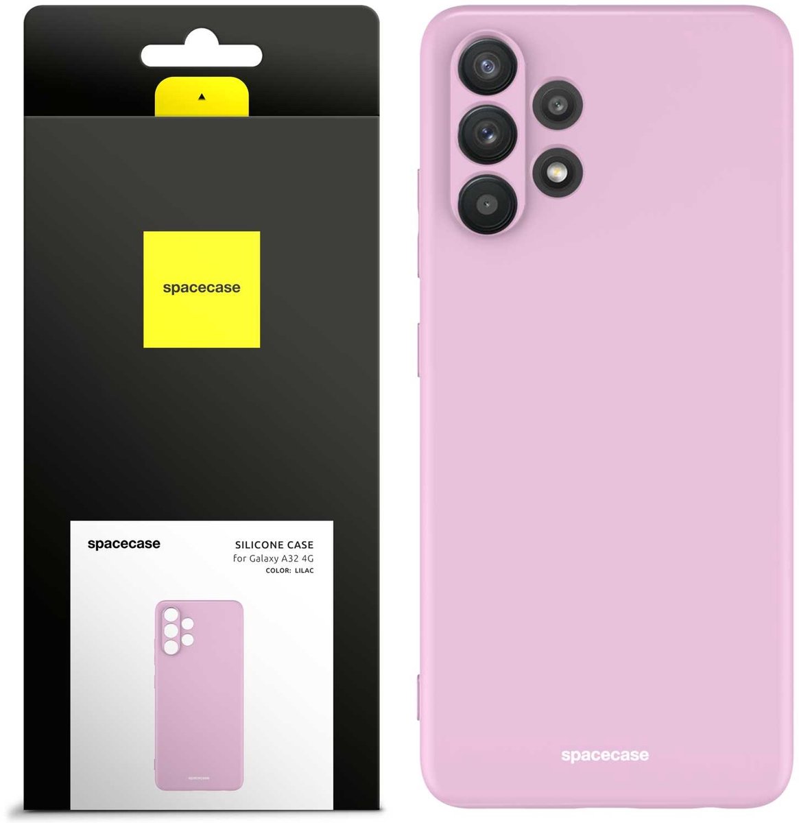 Spacecase Siliconen Hoesje Voor Samsung Galaxy A32 4G Lilac