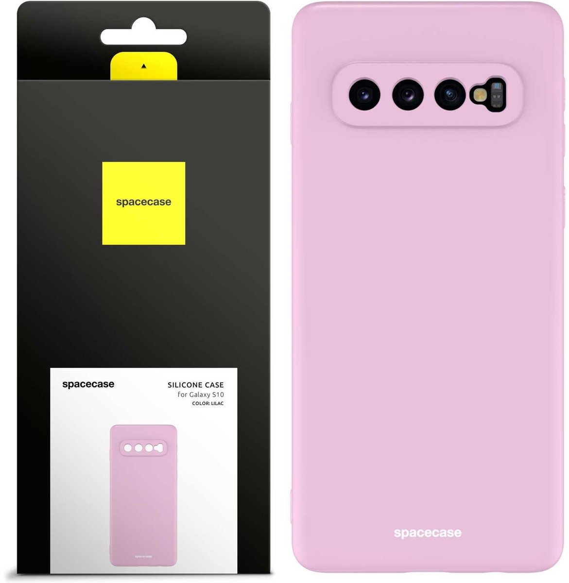 Spacecase Siliconen Case Cover Voor Samsung Galaxy S10 Lilac