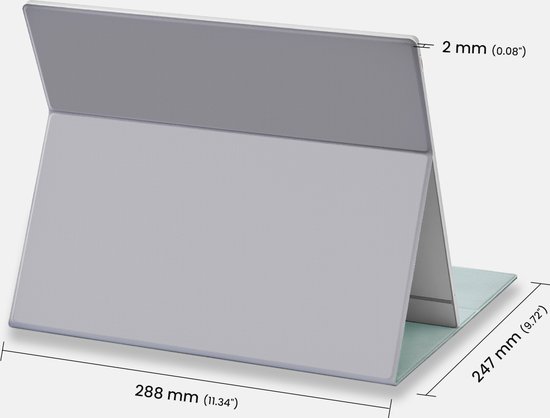 Boox Note Max Luxe Magnetische Standcover Beschermhoes - Zwart van BOOX — afbeelding 2