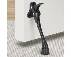 1 stuk deurstopper - zware deurstopper - deurstop bij aanraking - hoefijzer deurstopper - voor binnen en buiten（zwart）