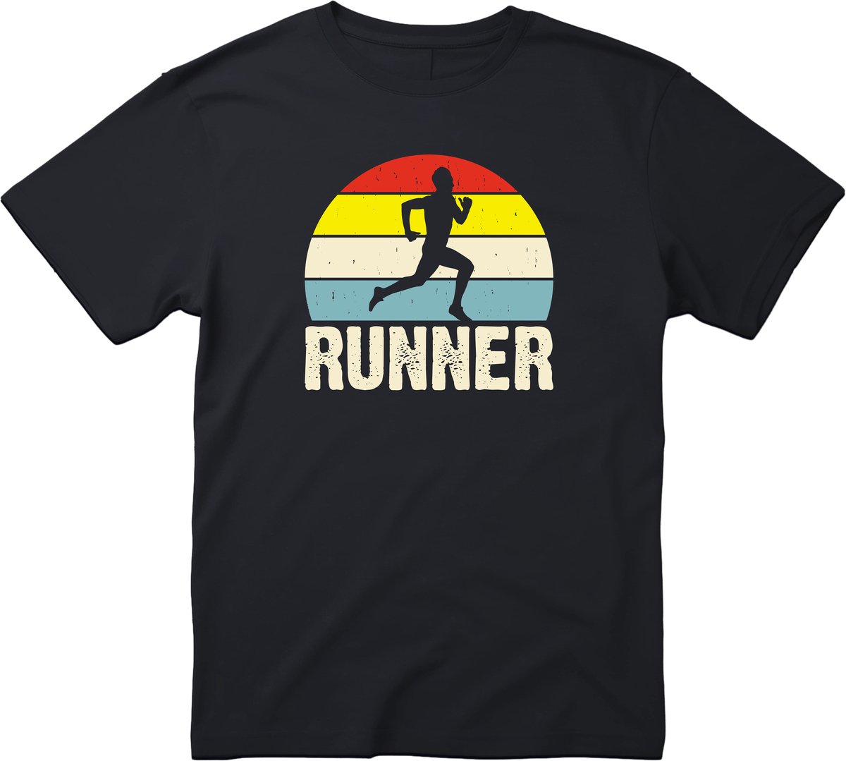 Runner T-shirt - Hardlopen - Rennen - RunningLife - Hardloop T-shirt - Heren - Dames - Unisex - Running Team Shirt - Workout Shirt - Marathon T-shirt - Running Gear - Maat M