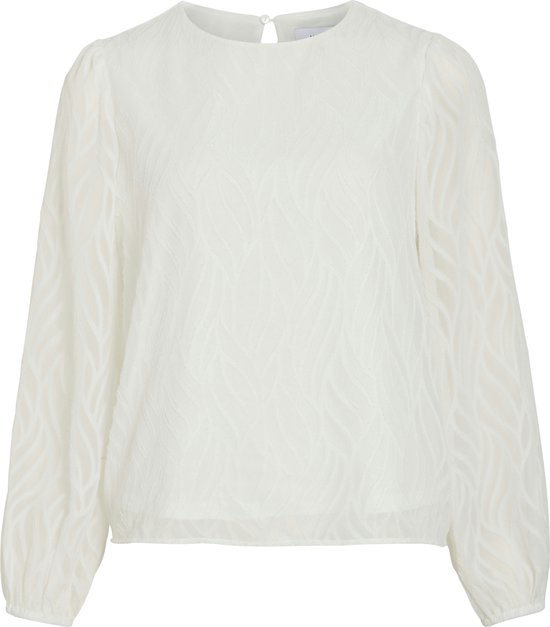 VILA Stijlvolle Blouse met Transparante Mouwen en Modieus Patroon