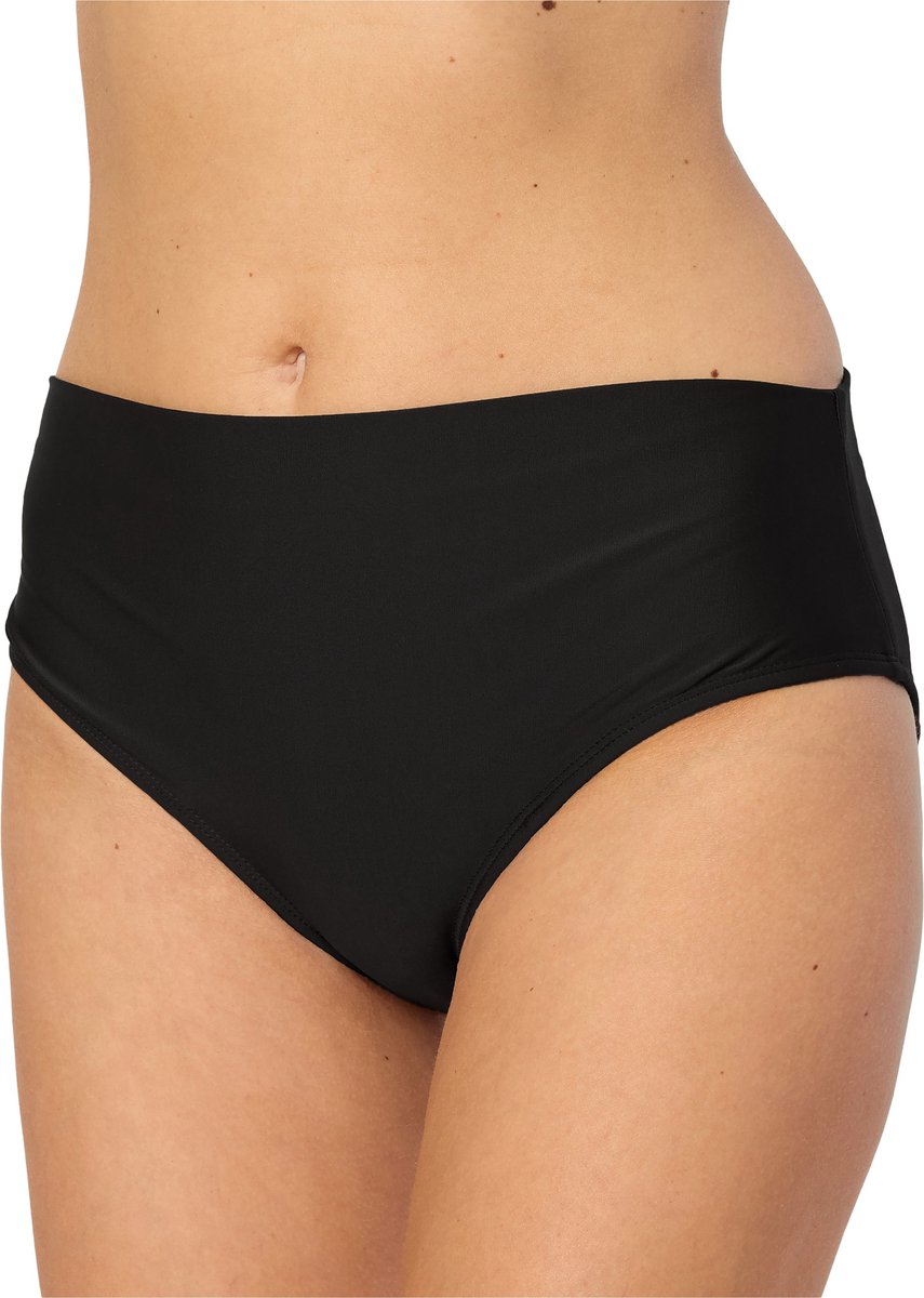 Bellivalini Dames Zwembroek - Bikinibroekje - Elastische tailleband - Polyamide & Elastaan – Zwart – XL - BLV-VO-M72W