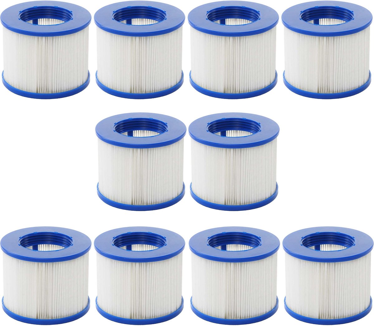 Waterfilter voor Whirlpool MCW-E32, vervangingsfilterpatroon lamellenfilter, accessoires ~ 10 stuks