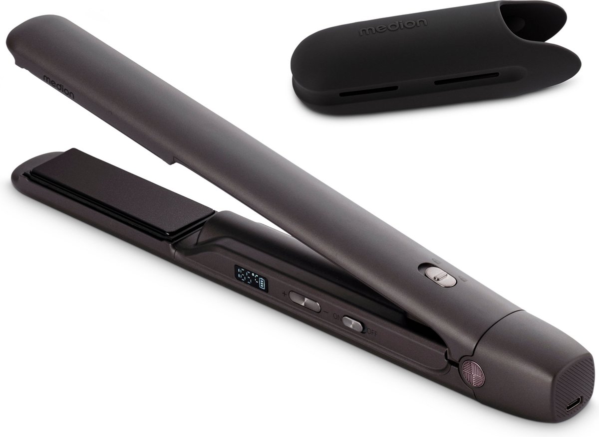 MEDION HS2 Snoerloze stijltang met display (temperatuur- en - MEDION - €33,95