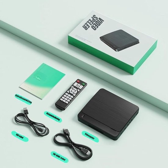 Zylo® DVD Speler met HDMI - Externe Dvd Speler - Blu Ray Spelers van Zylo® — afbeelding 3