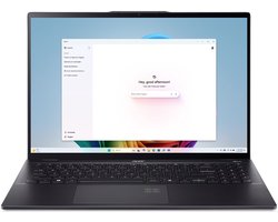 Swift 16 AI SF16-51-77YL - Copilot+ PC - Laptop - 16 inch 2.8K OLED 120Hz - Core Ultra 7 (i7) - 16GB - 512GB SSD - Zwart