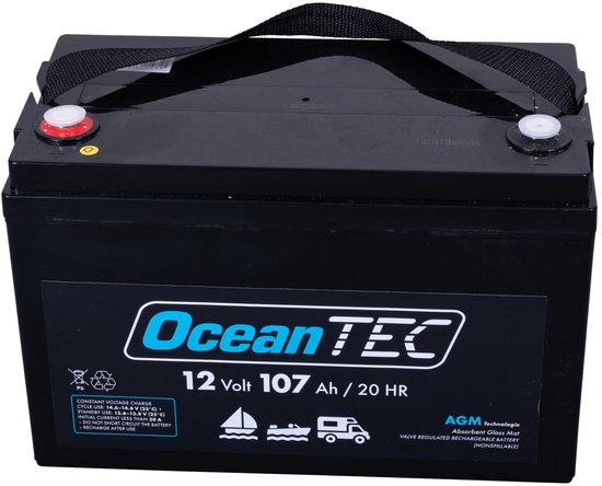 Q-Batteries 12LC-100 LC 12V 107Ah AGM