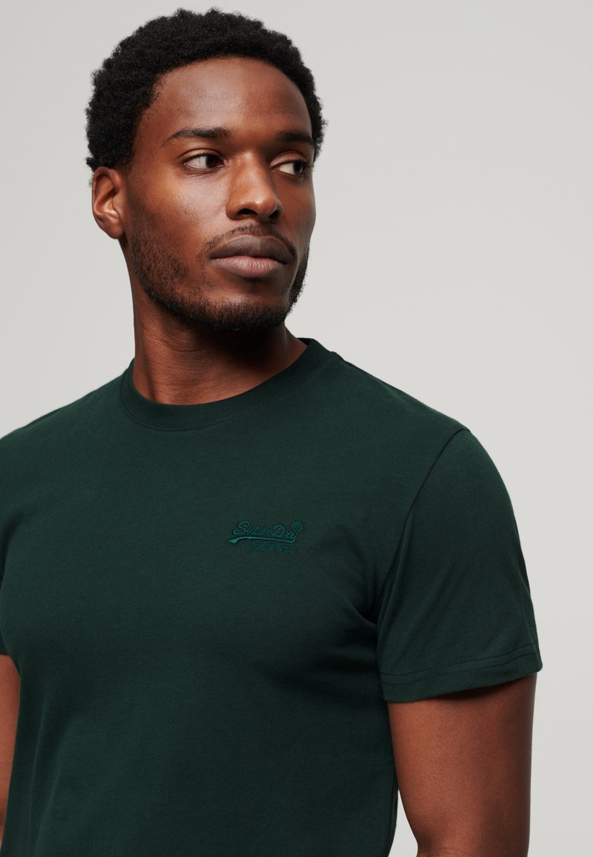 Superdry Vintage Logo Embroidered T-shirt Met Korte Mouwen 2XL Man Groen