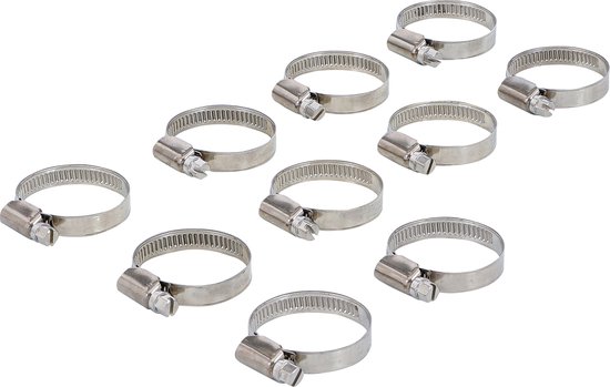 BGS Slangklem roestvrij 25 x 40 mm 10 delig van BGS — afbeelding 5