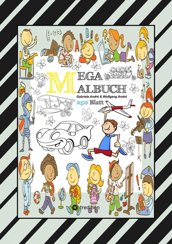 MIX MEGA MALBUCH - LUSTIGE AUSMALMOTIVE - FIGUREN - TIERE -  ... - cover