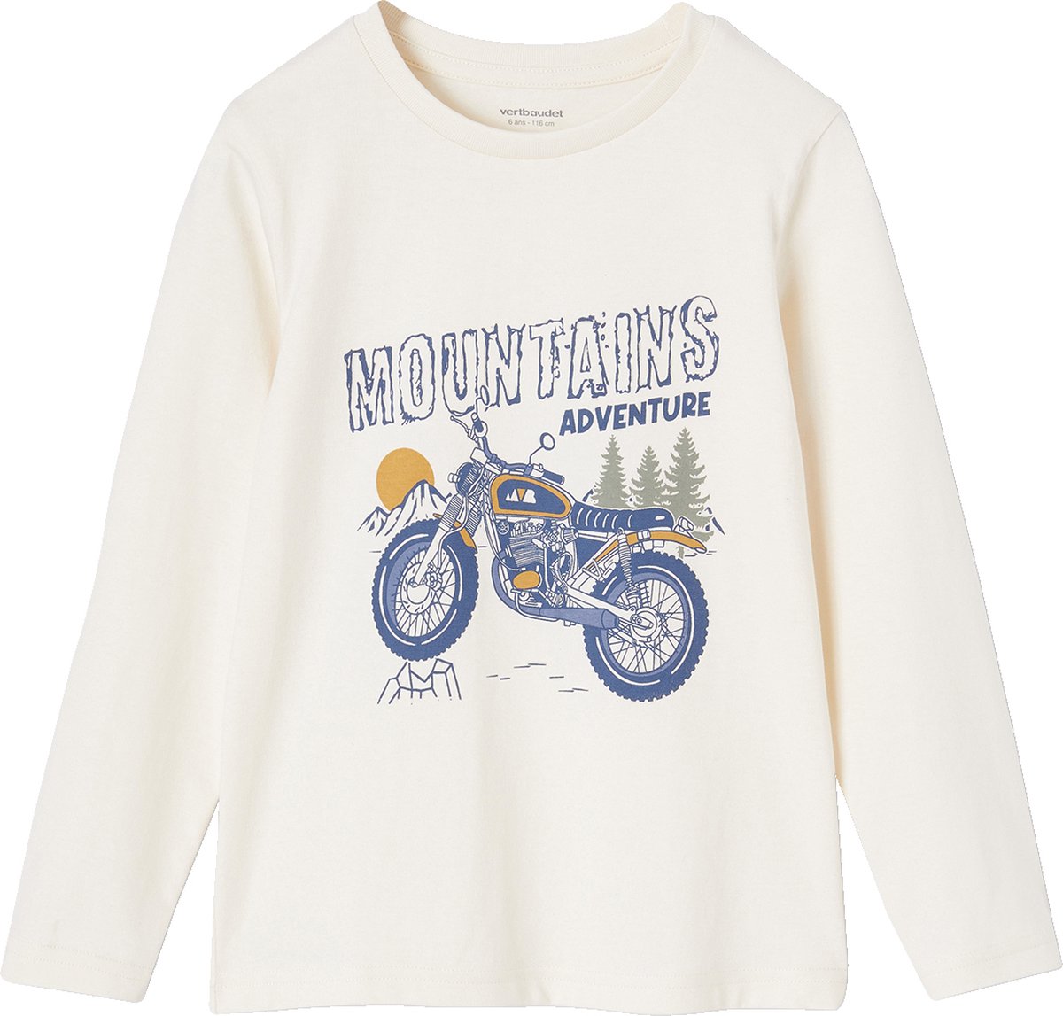 T-Shirt Garçon Colorblock Vertbaudet - Manches Longues, Pur Coton, Style Sportwear - 9