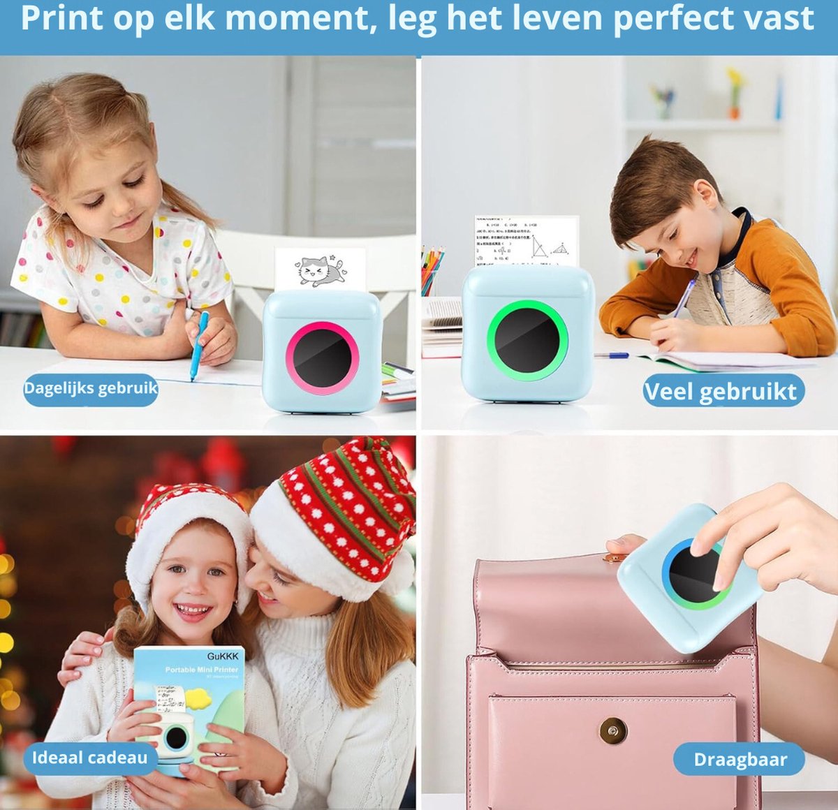 Mini - Draadloze Thermische Fotoprinter thumbnail 6