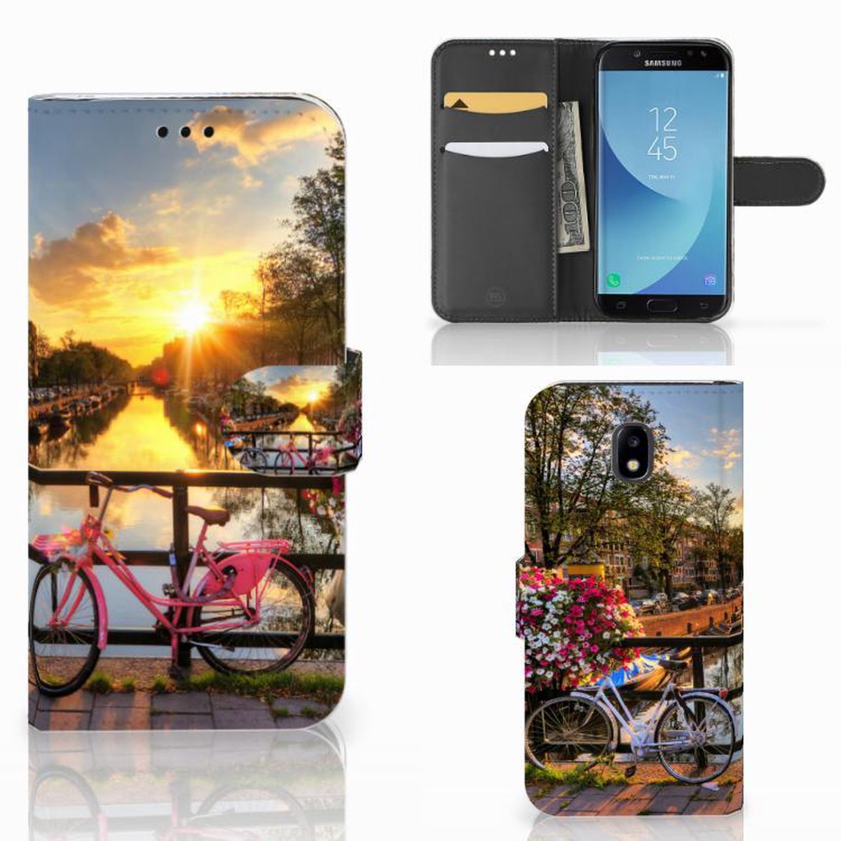 Samsung Galaxy A30 Flip Cover Amsterdamse Grachten