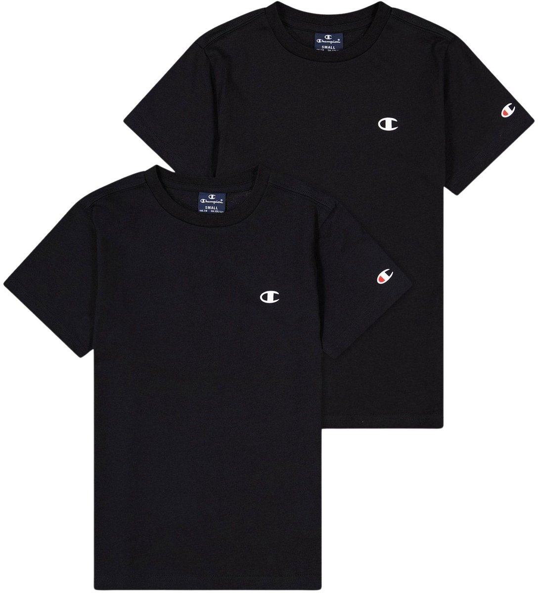 Champion Shirt Junior 2-pack Zwart