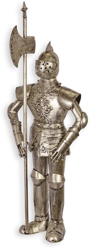 UNE ARMURE DE CHEVALIER DE FER AVEC POLLAXE (RX-421)